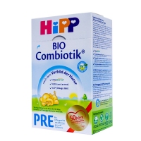德国直邮 德国喜宝Hipp Combiotik pre有机益生菌婴幼儿奶粉 pre段 600g 适合0-6个月宝宝