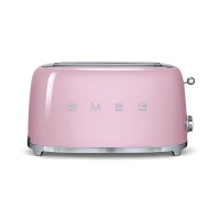 德国直邮 斯麦格SMEG烘烤面包机(4片型) 意大利贵族家庭厨房电器的标准 粉色TSF02PKEU