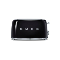 德国直邮 斯麦格SMEG烘烤面包机(4片型) 意大利贵族家庭厨房电器的标准 黑色TSF02BLEU