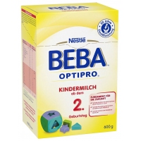 德国直邮 德国雀巢Nestle BEBA婴幼儿成长奶粉 2+段 600g 适合2...