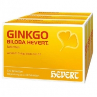 保税直发 Hevert ginkgo Biloba Tabletten金纳多银杏叶片 提高记忆力 银杏叶提取物 100粒