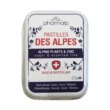 保税直发 pharmalp des alpes 阿尔卑斯草本润喉糖 30粒