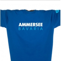 德国直邮 AMMERSEE BAVARIA 纯棉蓝色短袖T恤 T-Shirt