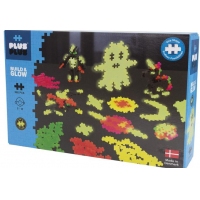 Build and Glow in the Dark Building Blocks Set 360 Pieces Multi-Colour