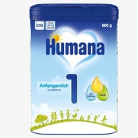 德国直邮 瑚玛娜 Humana 1段 益生元配方奶粉 原装进口 800g
